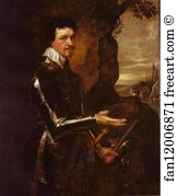 Trust Art Print - Thomas Wentworth, 1st Earl Of Strafford In An Armor