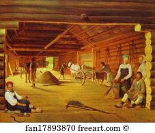 Flooring Art Print - Threshing-Floor