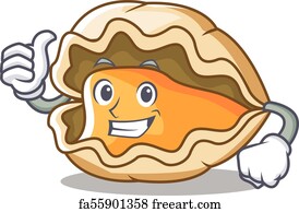 Free art print of Oyster cartoon | FreeArt | fa6475961