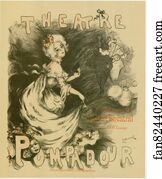Pompadour Art Print - Théâtre Pompadour