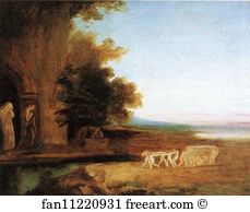 Votaries Art Print - Titania Reposing With Her Indian Votaries