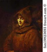 Monk Art Print - Titus In A Monk Habit