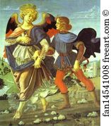 1470 Art Print - Tobias And The Angel