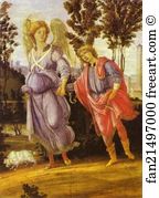 Tobias Art Print - Tobias And The Angel