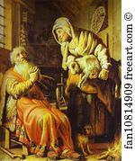 Anna Art Print - Tobit And Anna