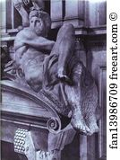 Medici Art Print - Tomb Of Giuliano De' Medici. Detail. Day