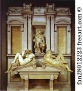 Medici Art Print - Tomb Of Giuliano De' Medici