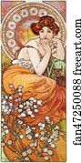 Topaz Art Print - Topaz