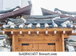 Free Bukchon Hanok Village Art Prints And Wall Artwork Freeart - 