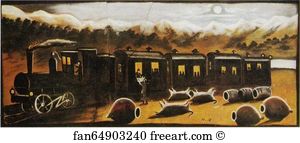 Kakhetia Art Print - Train In Kakhetia