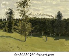 Training Art Print - Train In The Countryside