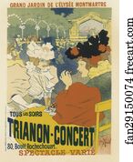  Art Print - Trianon-Concert