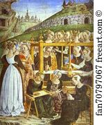 March From The Cycle Of The Months Art Print - Triumph Of Minerva. Detail From "march" From The Cycle Of The Months