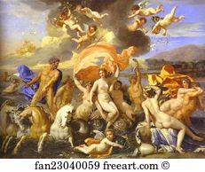Neptune Art Print - Triumph Of Neptune And Amphitrite