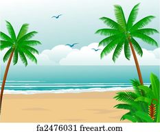 Free art print of Breathtaking tropical beach. Breathtaking tropical ...