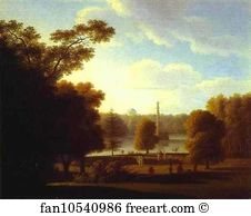 Selo Art Print - Tsarskoe Selo: View Of Great Lake