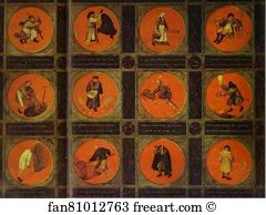 Flemish Art Print - Twelve Flemish Proverbs