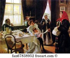 Two Mothers Foster Mother And Birth Mother Art Print - Two Mothers: Foster Mother And Birth Mother