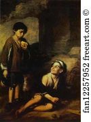 Peasant Boys Art Print - Two Peasant Boys