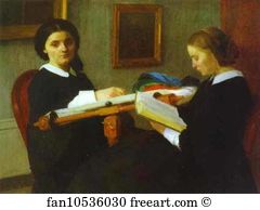 Two Sisters Art Print - Two Sisters