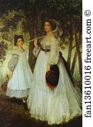 Two Sisters Art Print - Two Sisters