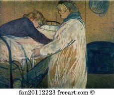 B Art Print - Two Women Making Their Bed