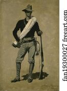 Soldier Art Print - U. S. Soldier, Spanish-American War