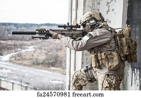 Military Art Print - United States Army Ranger