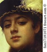 Unknown Art Print - Unknown Woman