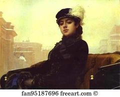 Ivan Kramskoy Art Print - Unknown Woman