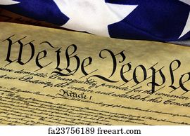 free art print of constitution of the united states