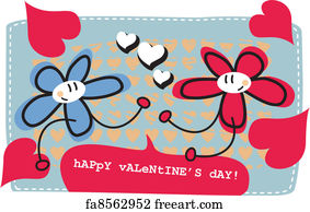 Free art print of Valentines day or birthday | FreeArt | fa8351016