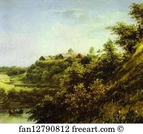 1833 Oil On Canvas The Tretyakov Gallery Art Print - Vasilkovo