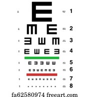 Eye Test Chart Print