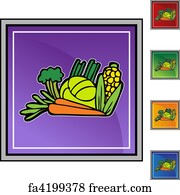 Free art print of Vegetables. Harvest. Fresh vegetables isolated on ...