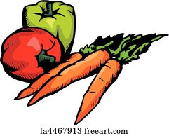 Free art print of Vegetables. Harvest. Fresh vegetables isolated on ...
