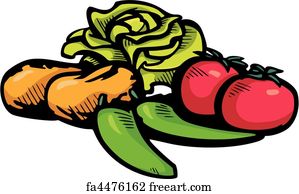 Free art print of Vegetables. Harvest. Fresh vegetables isolated on ...