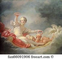 1752 Art Print - Venus And Cupid (Also Called Day)