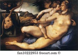 1532 1534 Art Print - Venus And Cupid