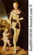 Oil On Wood Art Museum Art Print - Venus And Cupid