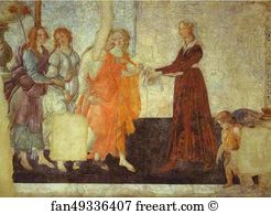 Presenting Art Print - Venus And The Three Graces Presenting Gifts To A Young Woman