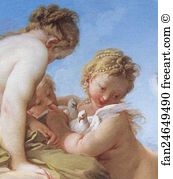 252 Art Print - Venus At Vulcan's Forge. Detail