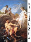 Forge Art Print - Venus At Vulcan's Forge