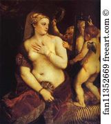 The Mirror Of Venus Art Print - Venus With A Mirror
