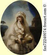 1780 Art Print - Vestal Virgin