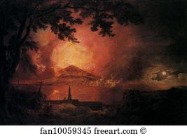 Vesuvius In Eruption Art Print - Vesuvius In Eruption