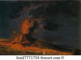 Vesuvius Art Print - Vesuvius In Eruption