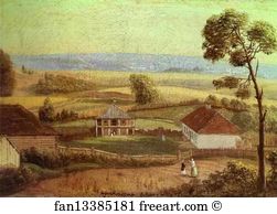 Estate Art Print - View In Estate Zhirovitse