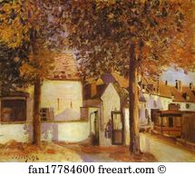 1892 Art Print - View In Moret (Rue Des Fosses)