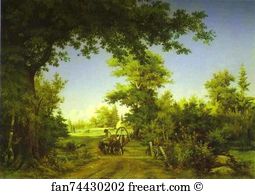 Vicinity Art Print - View In The Vicinity Of St. Petersburg